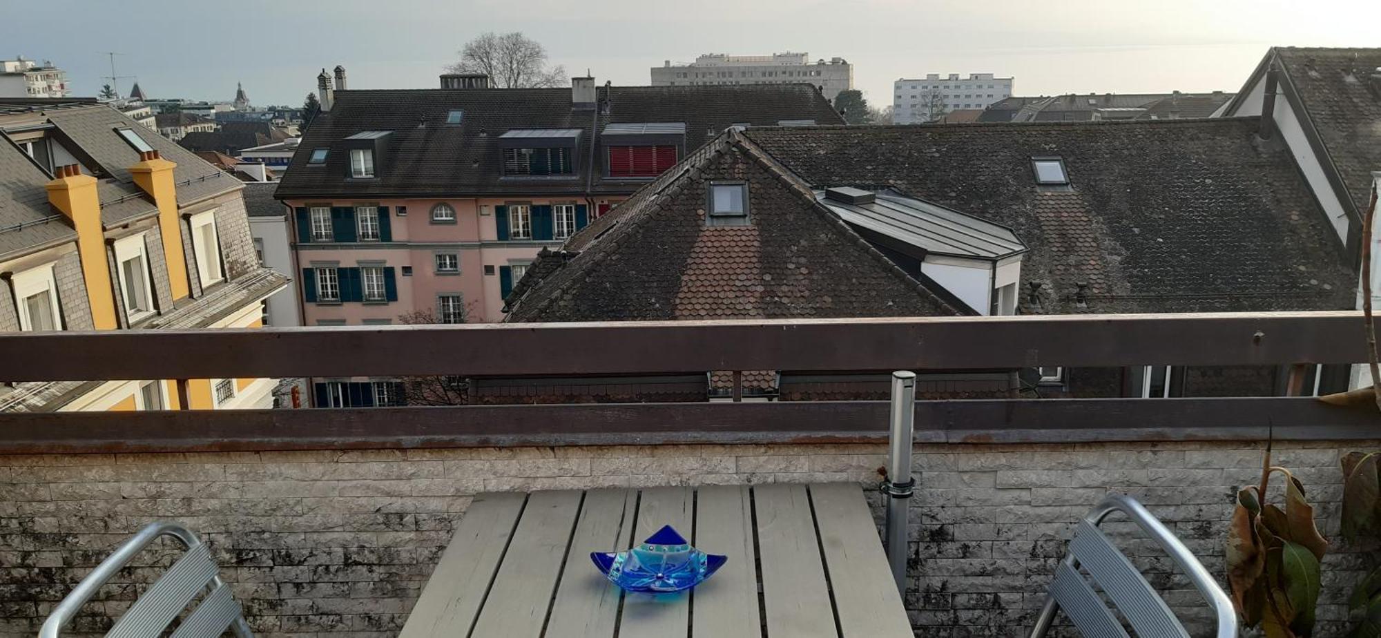 Beauregard Attique Lägenhet Lausanne Exteriör bild